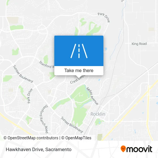 Hawkhaven Drive map