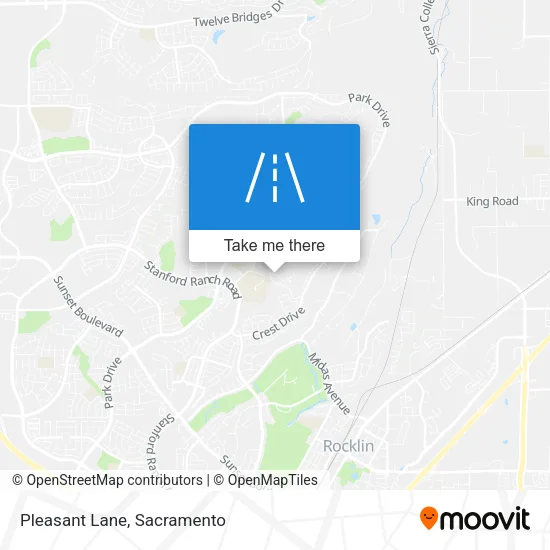 Mapa de Pleasant Lane