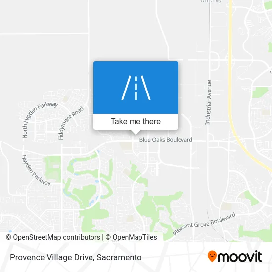 Provence Village Drive map