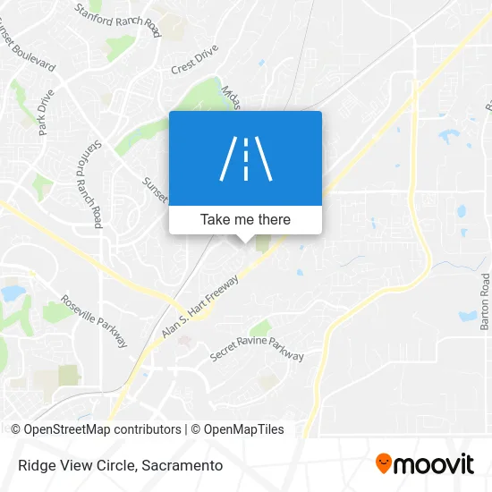 Ridge View Circle map