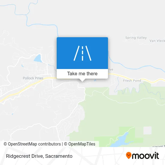 Ridgecrest Drive map