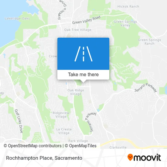 Rochhampton Place map