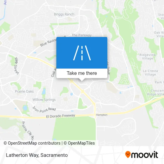 Mapa de Latherton Way