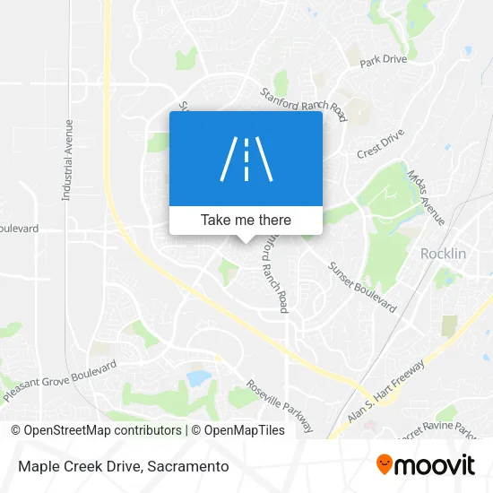 Mapa de Maple Creek Drive