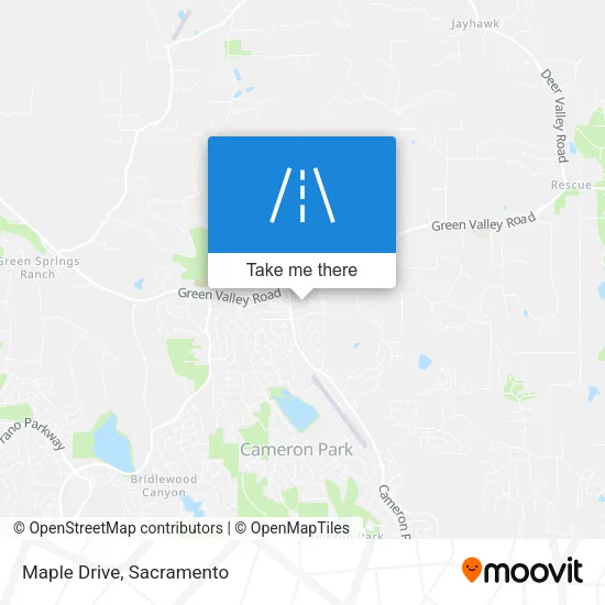Mapa de Maple Drive