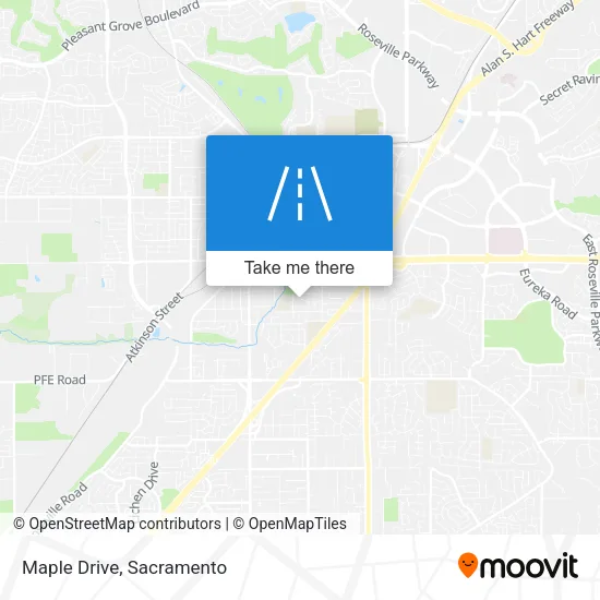 Maple Drive map