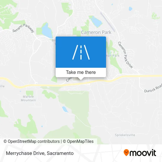 Merrychase Drive map