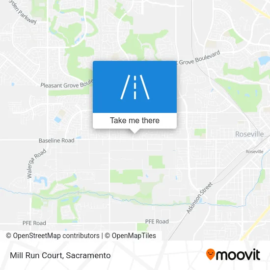 Mill Run Court map