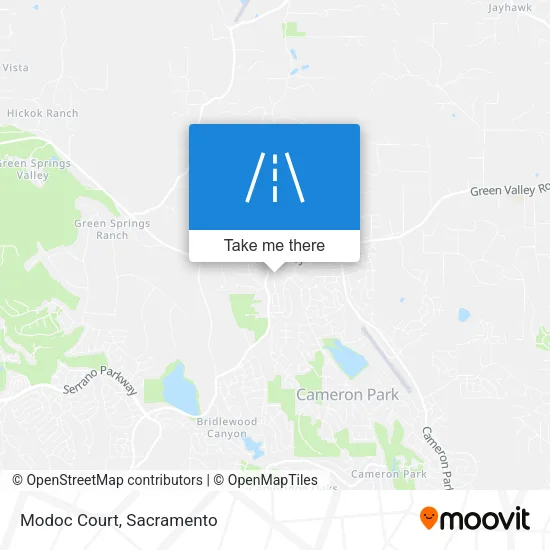 Mapa de Modoc Court