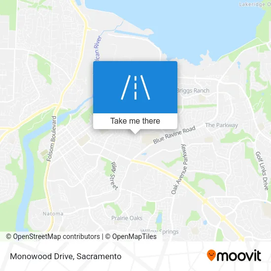 Monowood Drive map