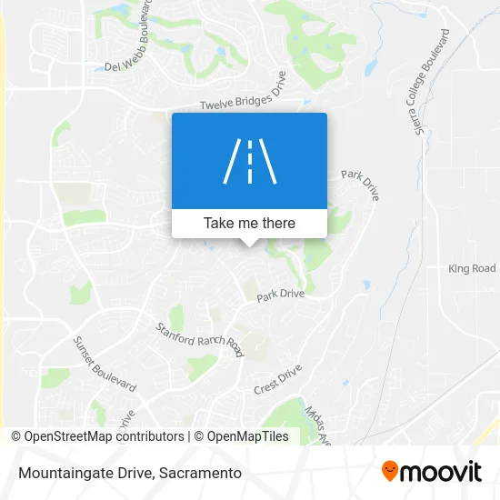 Mountaingate Drive map