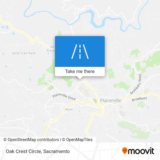 Mapa de Oak Crest Circle