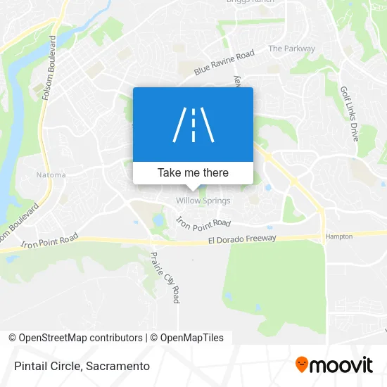 Mapa de Pintail Circle