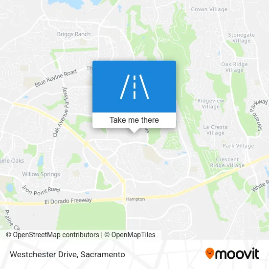 Westchester Drive map