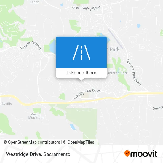 Westridge Drive map