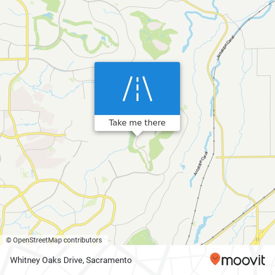 Whitney Oaks Drive map