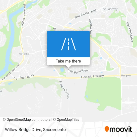 Mapa de Willow Bridge Drive