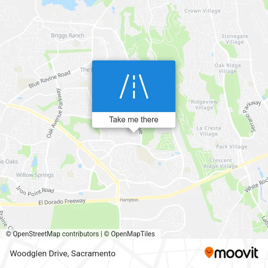 Woodglen Drive map