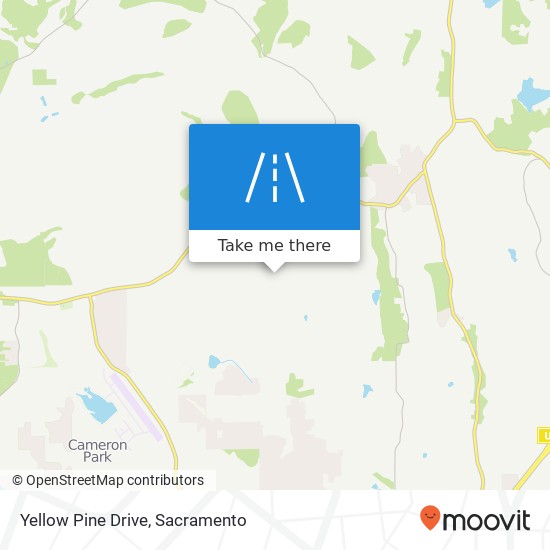 Yellow Pine Drive map