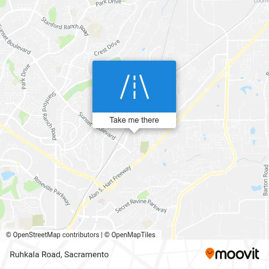 Ruhkala Road map