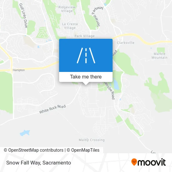 Snow Fall Way map