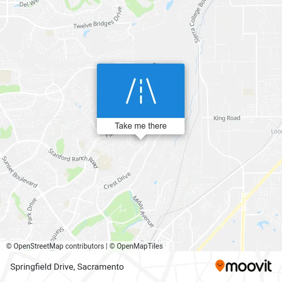 Springfield Drive map