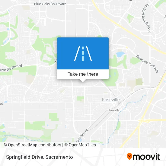 Springfield Drive map