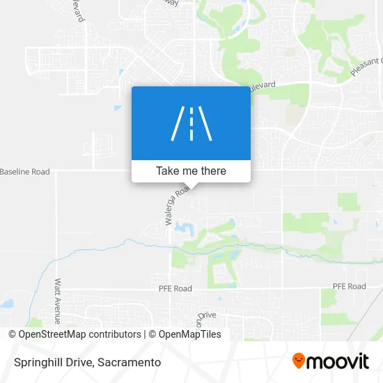 Springhill Drive map