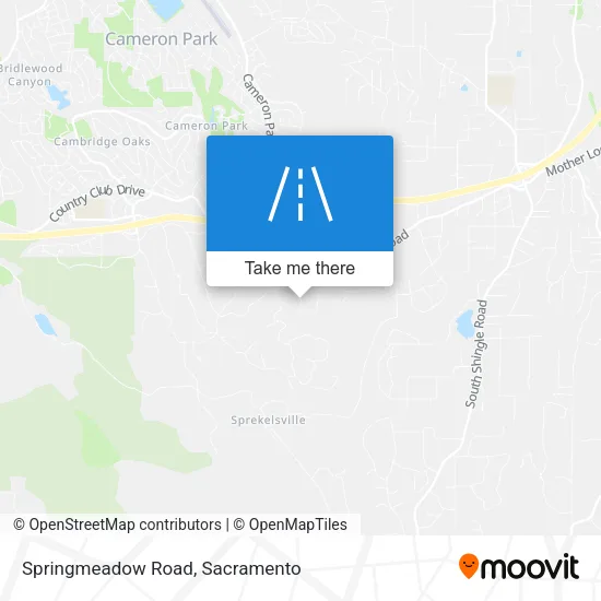 Springmeadow Road map