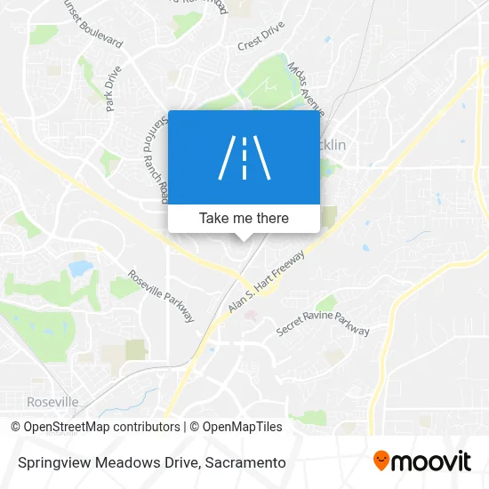Springview Meadows Drive map