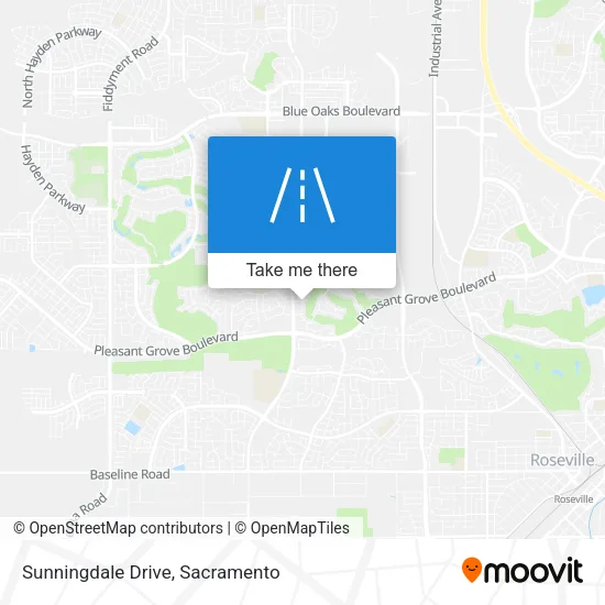 Sunningdale Drive map