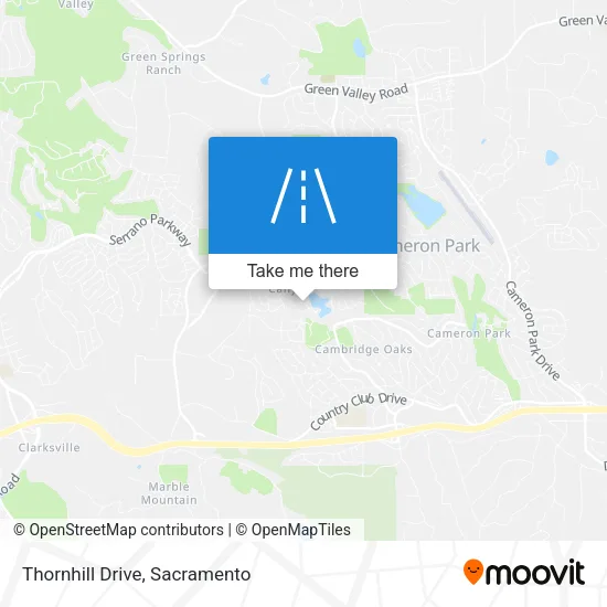 Thornhill Drive map