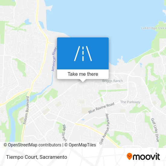 Tiempo Court map