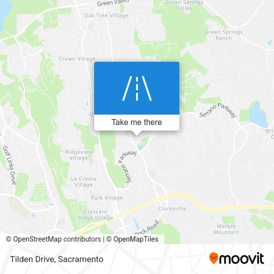 Tilden Drive map