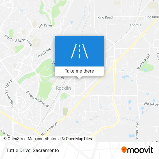 Tuttle Drive map