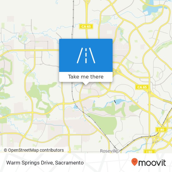 Warm Springs Drive map
