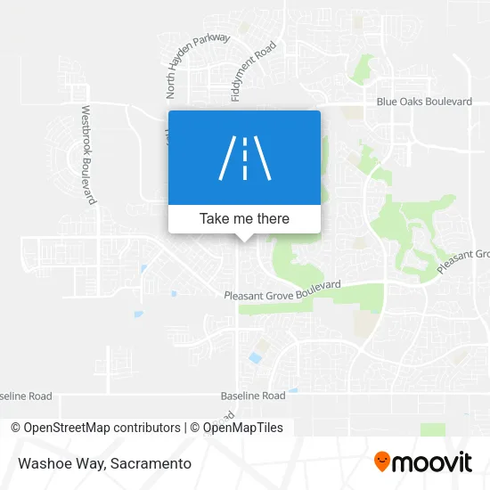 Mapa de Washoe Way