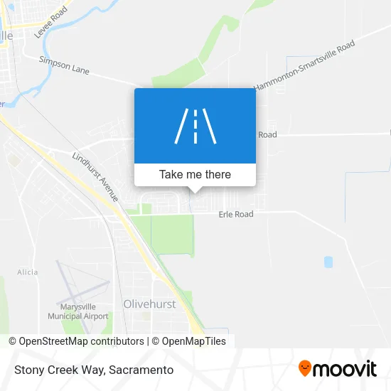Stony Creek Way map