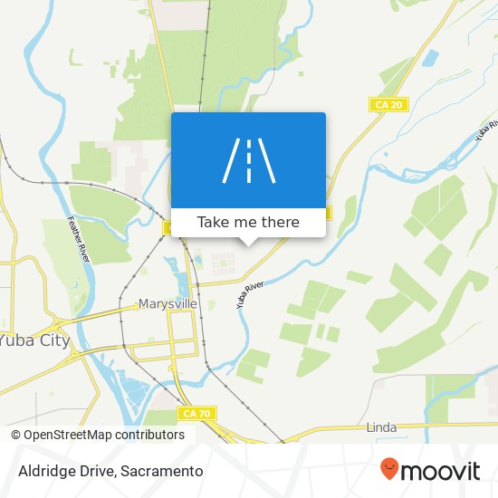 Aldridge Drive map