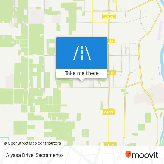 Alyssa Drive map