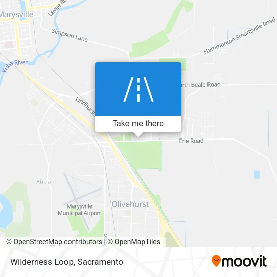 Wilderness Loop map