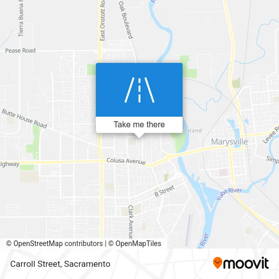 Carroll Street map
