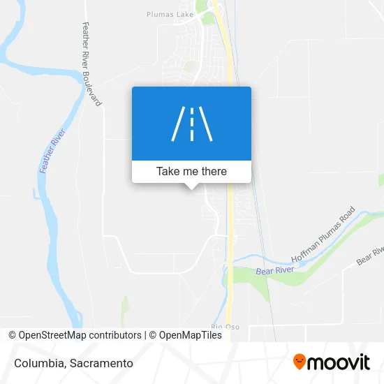 Columbia map