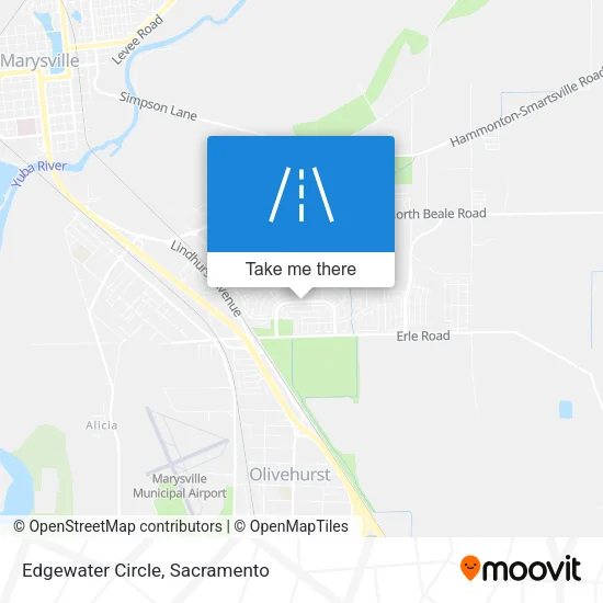 Edgewater Circle map