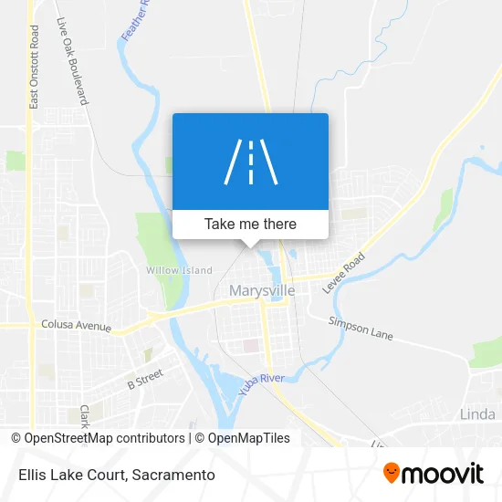 Ellis Lake Court map