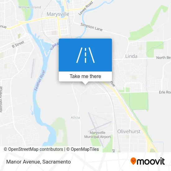Mapa de Manor Avenue