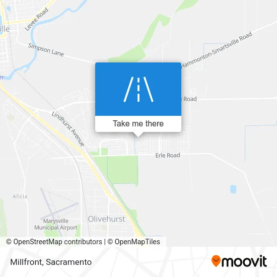 Millfront map
