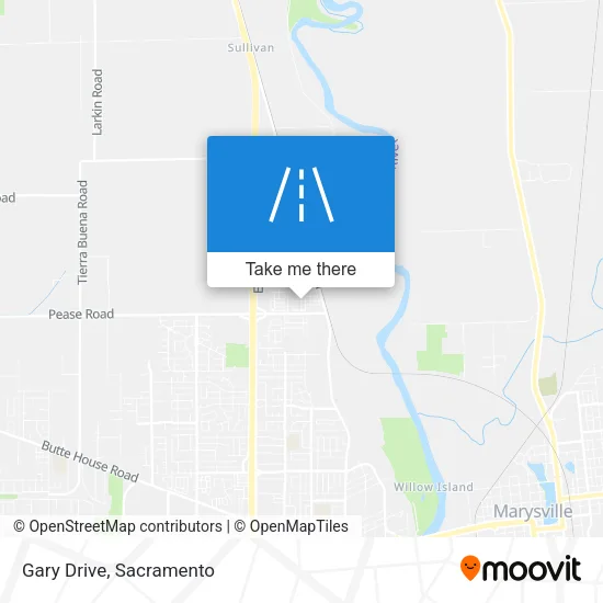 Gary Drive map