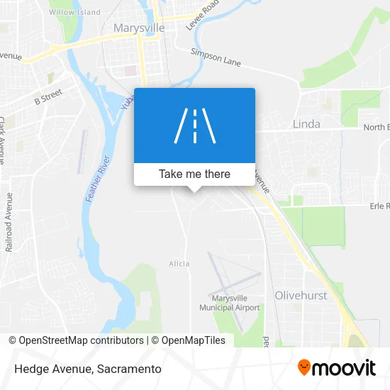 Hedge Avenue map