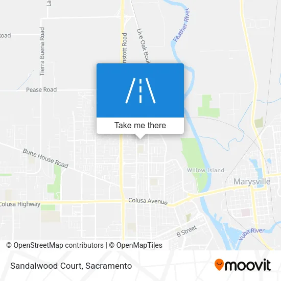 Sandalwood Court map